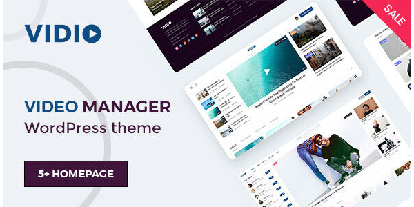 Vidio - Video Manager WordPress themeの日本語翻訳ファイル