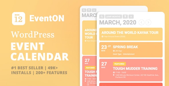 EventON WordPressイベントカレンダープラグイン