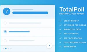 TotalPoll Pro/様々な投票やアンケートなどを作成できる