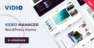 Vidio - Video Manager WordPress themeの日本語翻訳ファイル